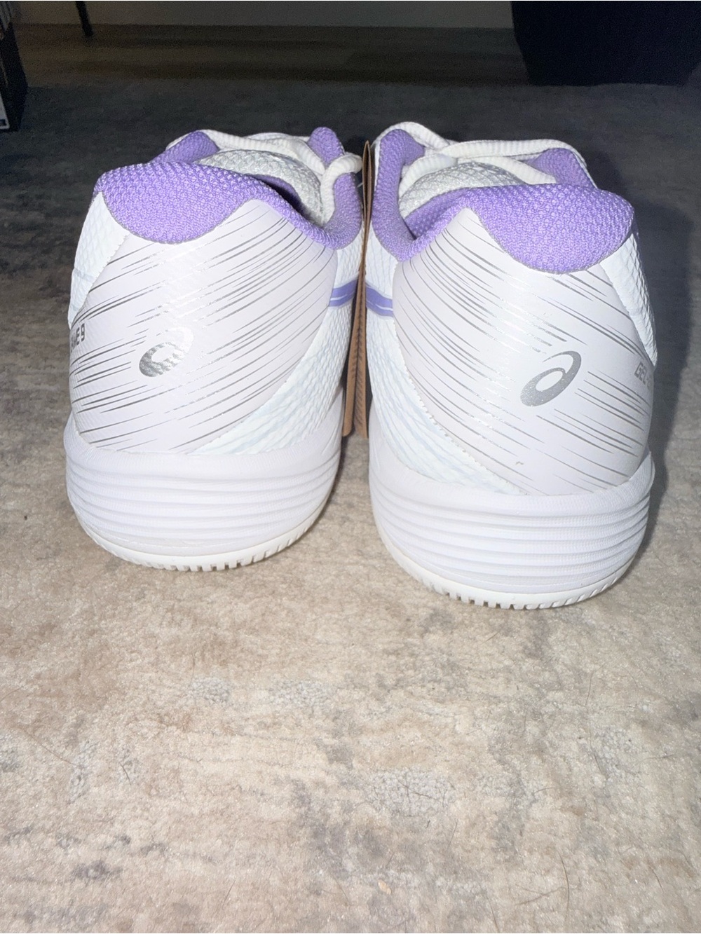 New ASICS GEL-GAME 9 Women’s Tennis Shoes White/Amethyst Size 9 women’s - Picture 6 of 9